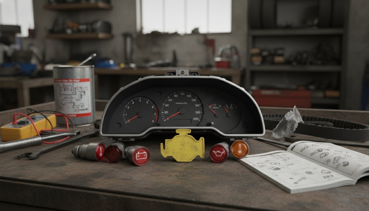 Professional illustration showing Close for signs your car needs repair