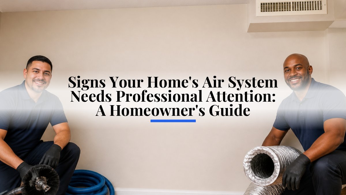 Signs Your Home's Air System Needs Professional Attention: A Homeowner's Guide