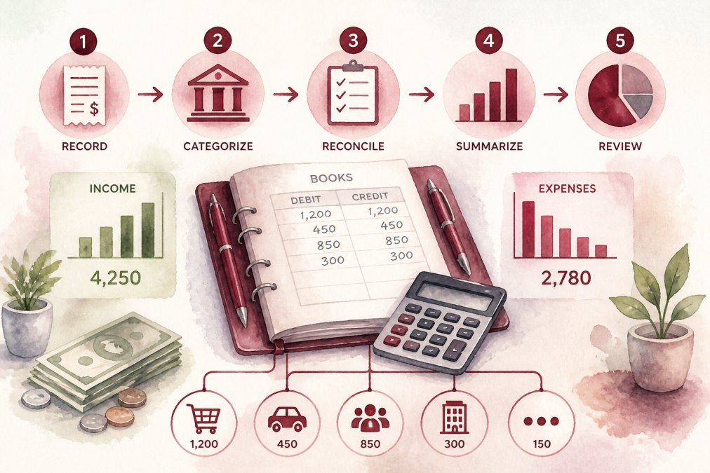 Simple Bookkeeping for Small Business: Step-by-Step