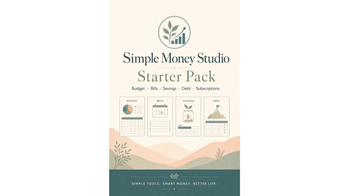 Simple Money Studio: Starter Pack