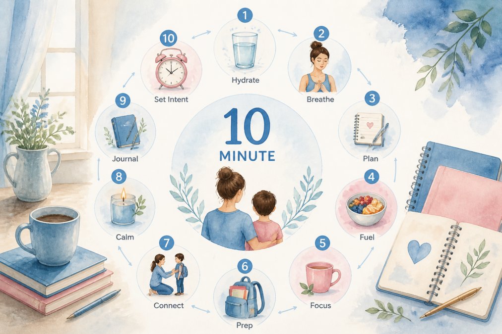 Simple Morning Routine for Moms: 10-Minute Guide