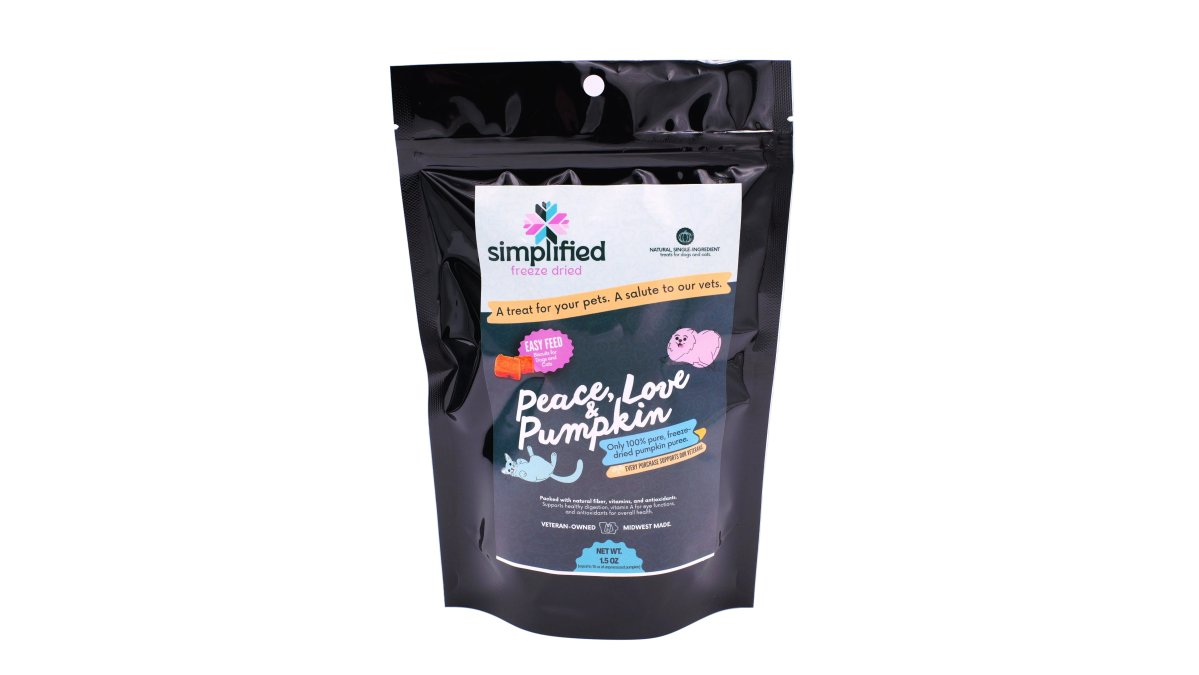 Simplified Freeze Dried Pumpkin Biscuits Treats for Cats & Dogs