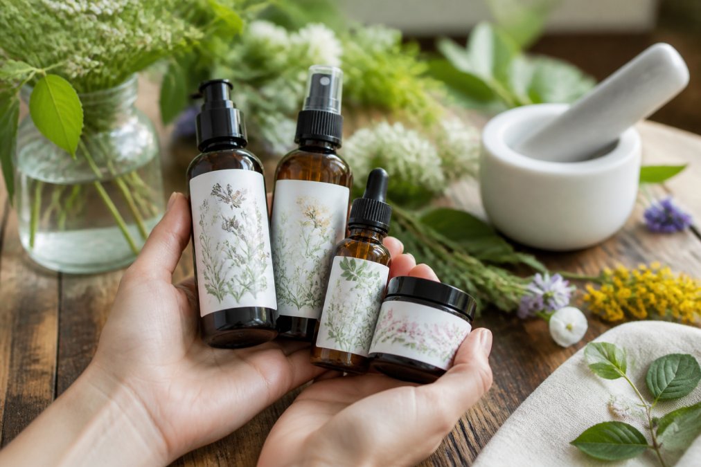 Step-by-step visual guide for simplify beauty routine organic