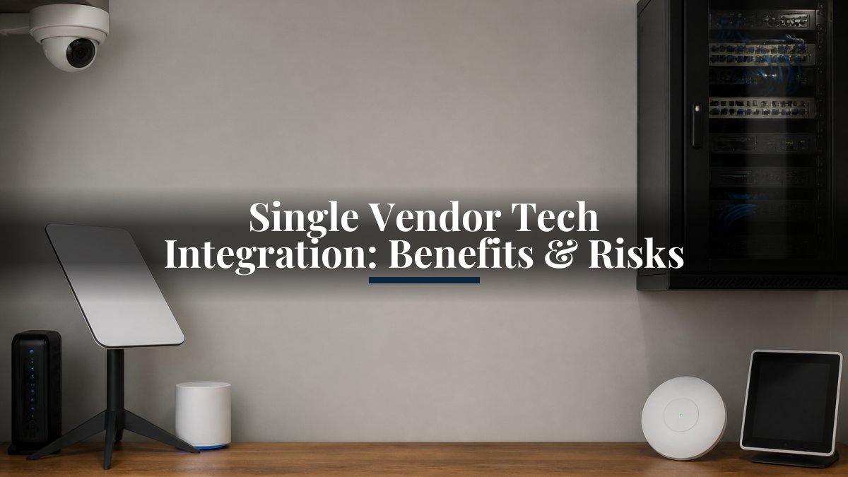 Single Vendor Tech Integration: Benefits & Risks