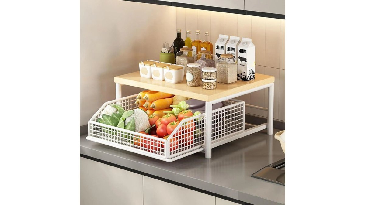 Sinkelle 2-Tier Pantry Storage Rack
