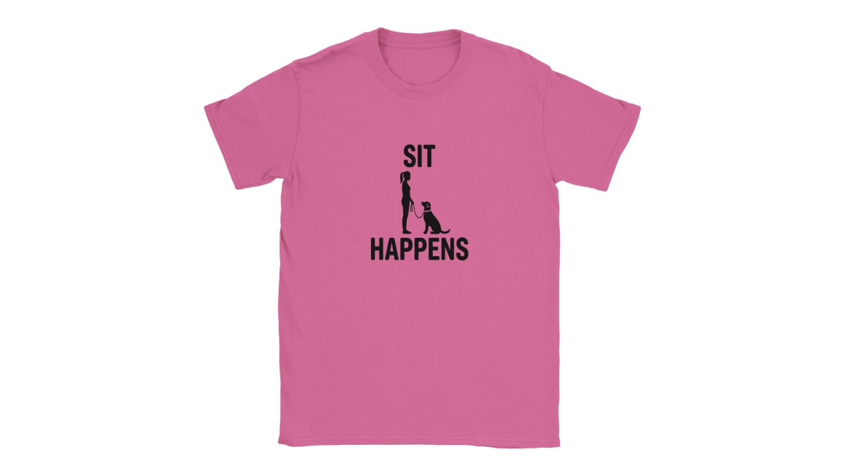 Sit Happens Dog Mom T-shirt