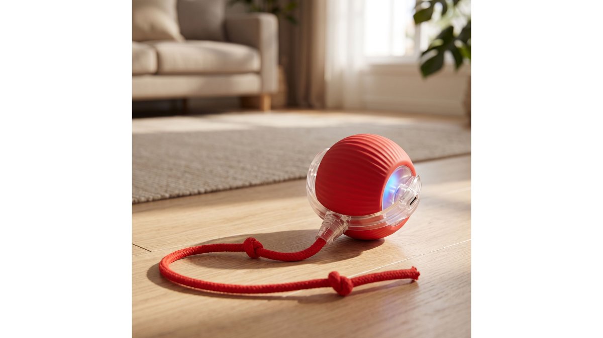 Smart Rolling Pet Ball with Rope