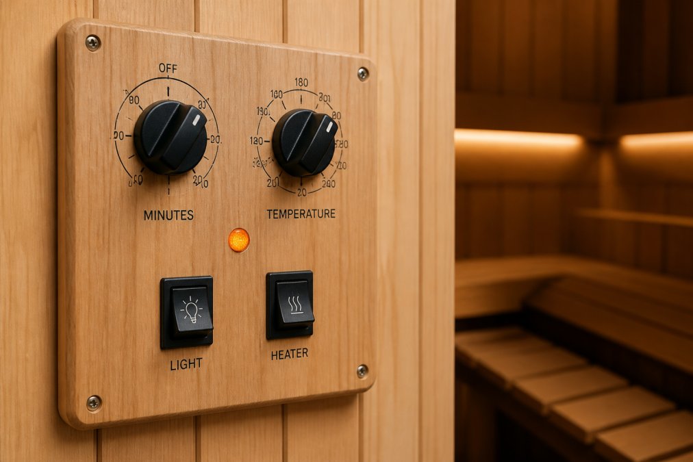 Professional illustration showing Close for smart saunas without wifi