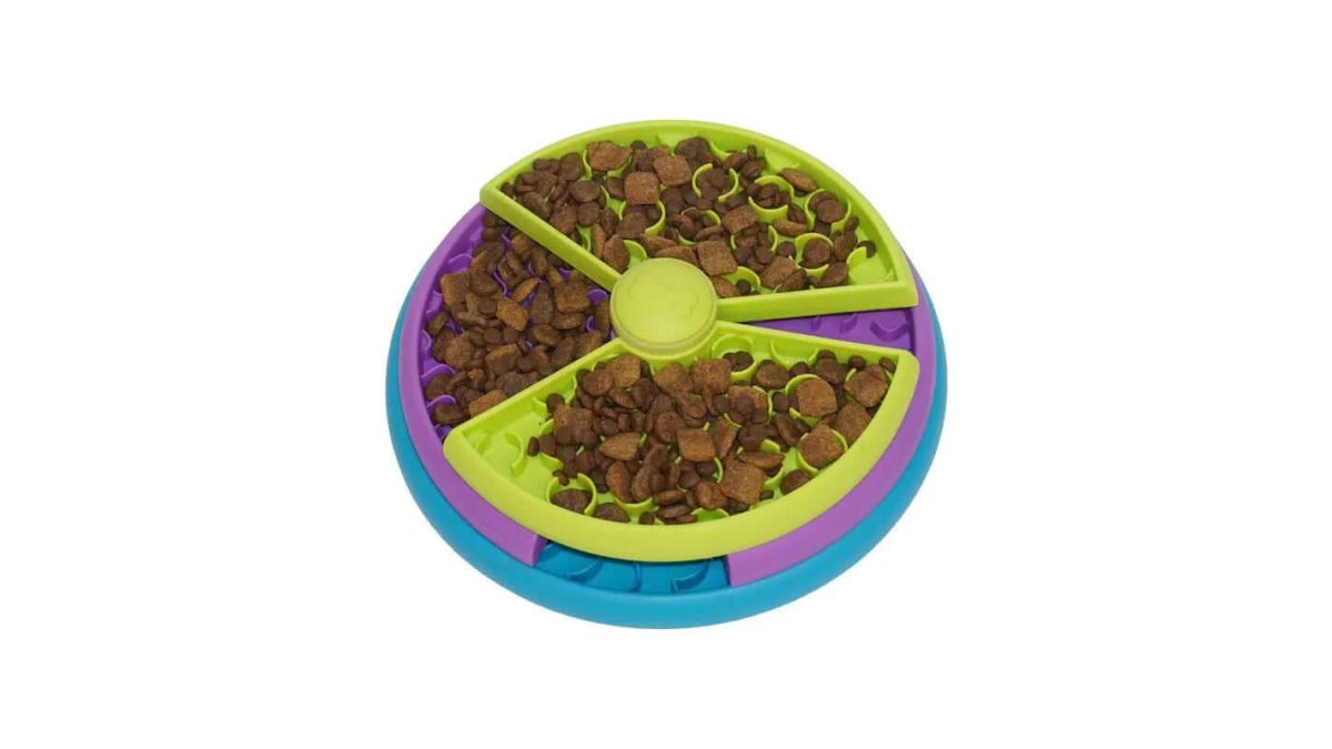 Smart Slow Puzzle Feeder Bowl for Dogs & Cats