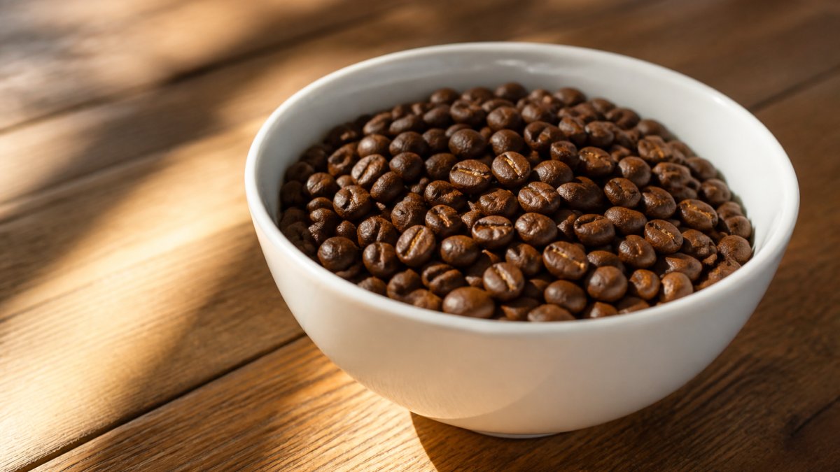 Infographic flowchart illustrating the step-by-step process for brewing a smooth cup of coffee at home