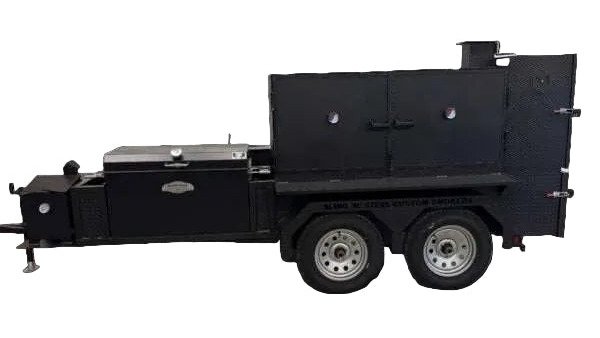 SNS Deluxe 72 Catering Trailer Smoker