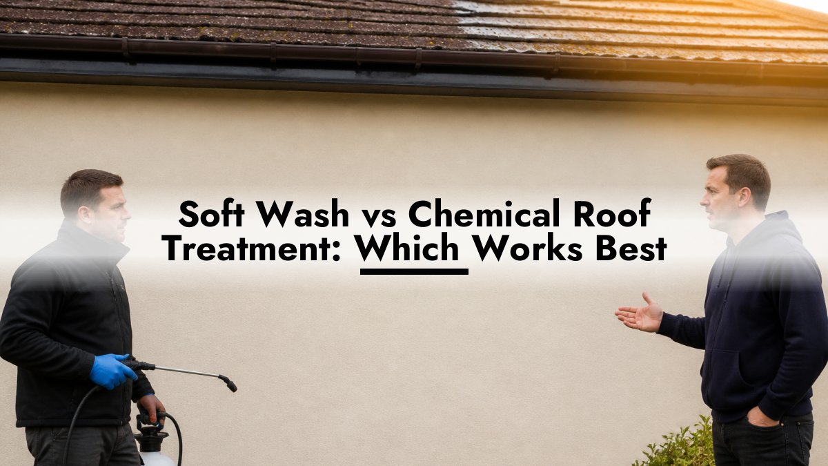 Soft Wash vs Chemical Roof Treatment: Which Works Best