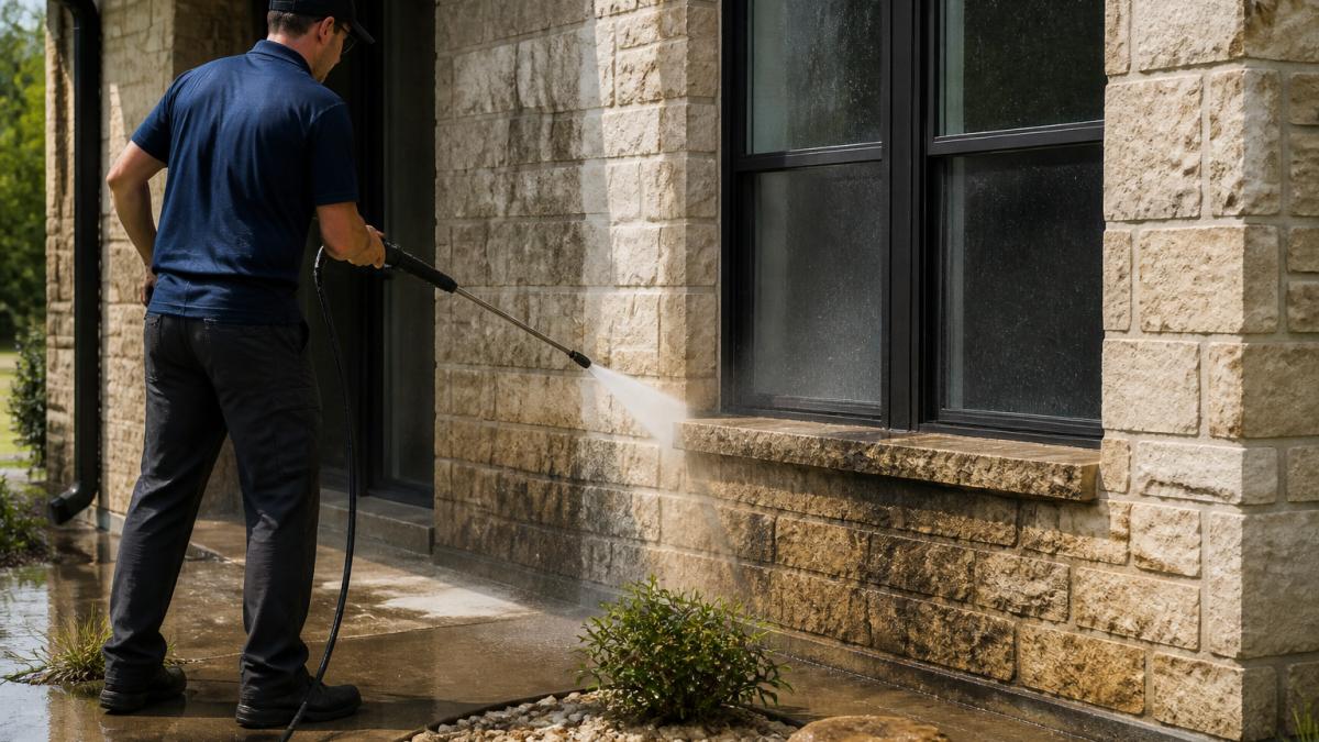 Soft Washing vs Pressure Washing Stone: Safe Cleaning Guide