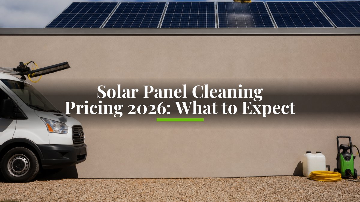 Solar Panel Cleaning Pricing 2026: What to Expect