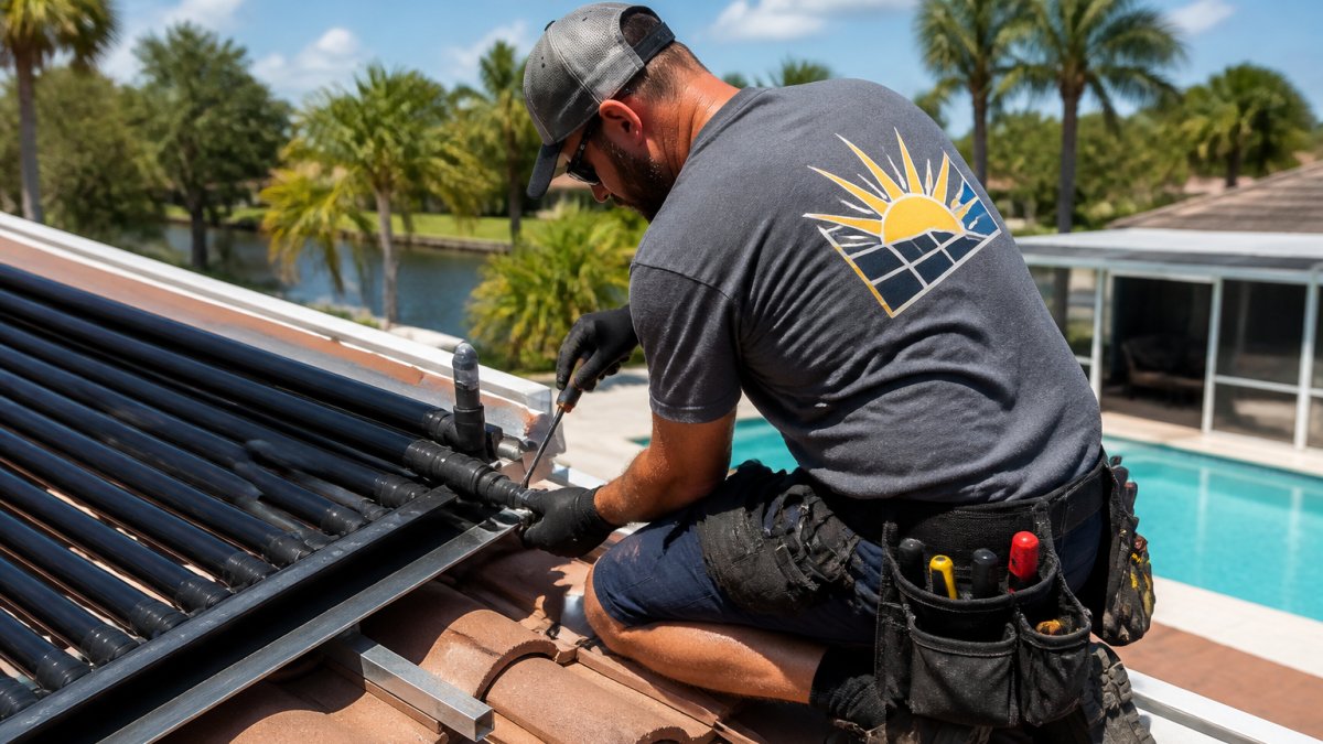 Solar Pool Heating System: Fix Leaks and Restore Heat