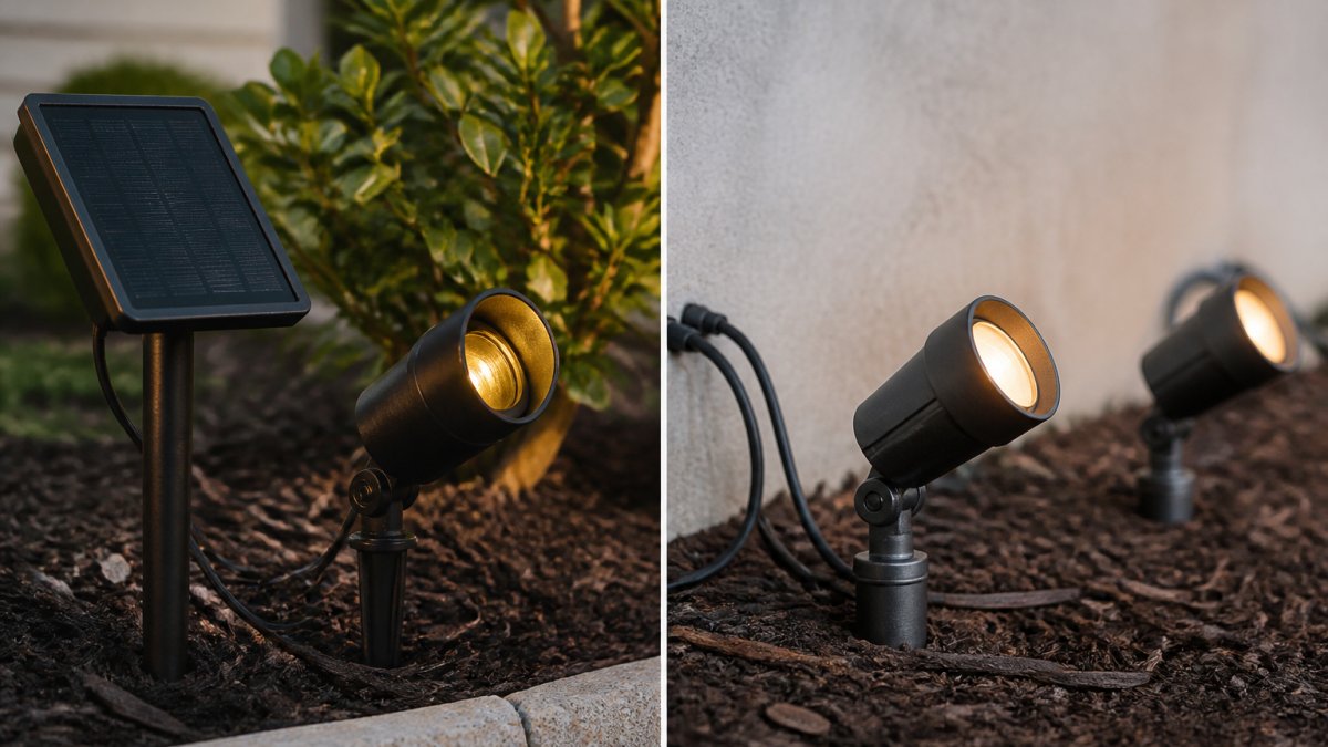 Solar vs Hardwired Outdoor Lighting: Pros and Cons