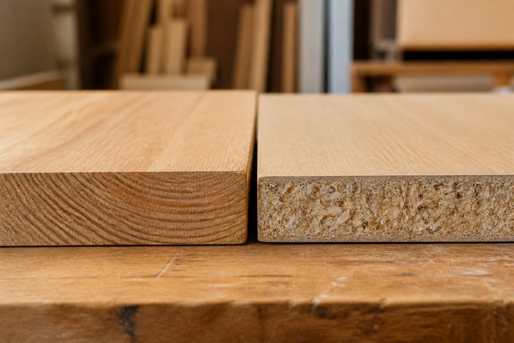 Solid Wood vs Particle Board Furniture