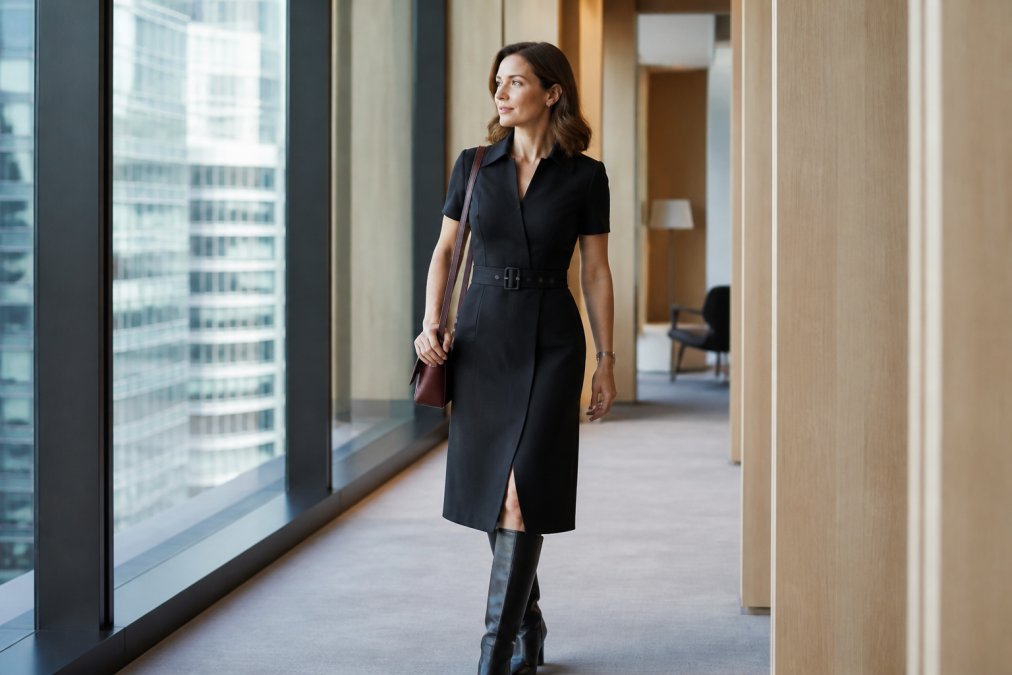Professional illustration showing Professional for office wear for women
