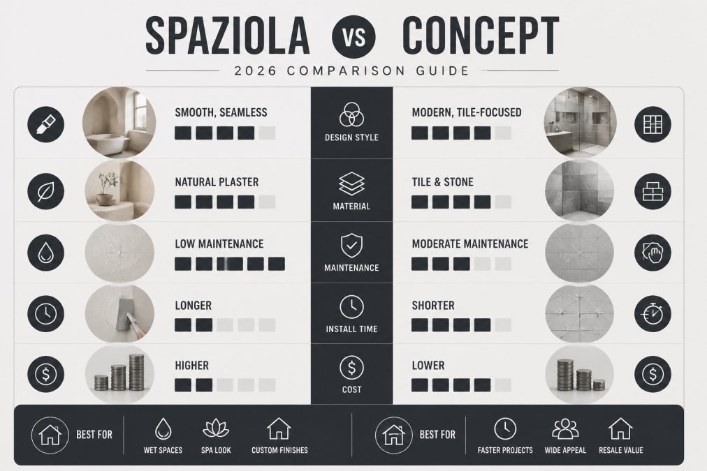 Spaziola vs Concept Renovations: 2026 Comparison Guide