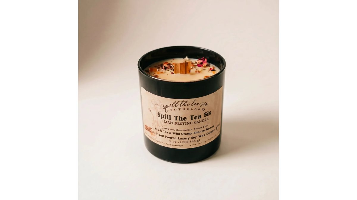 Spill The Tea Sis Intention Candle | Connection & Community Soy Wax Candle