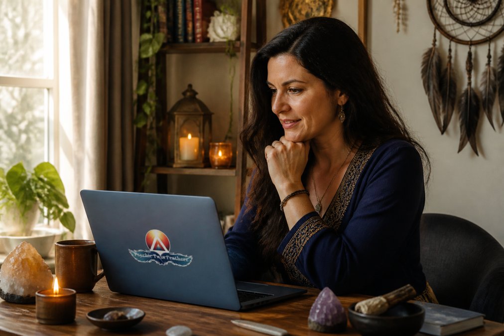 Spiritual Mentoring for Personal Growth: A Grounded Guide 1 Professional illustration showing woman and sitting and desk concepts for spiritual mentoring personal growth