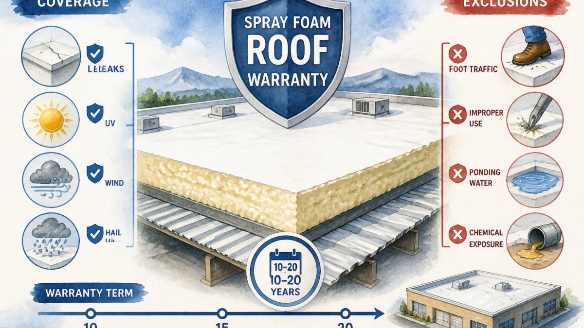 Spray Foam Roof Warranty Details: Coverage & Exclusions
