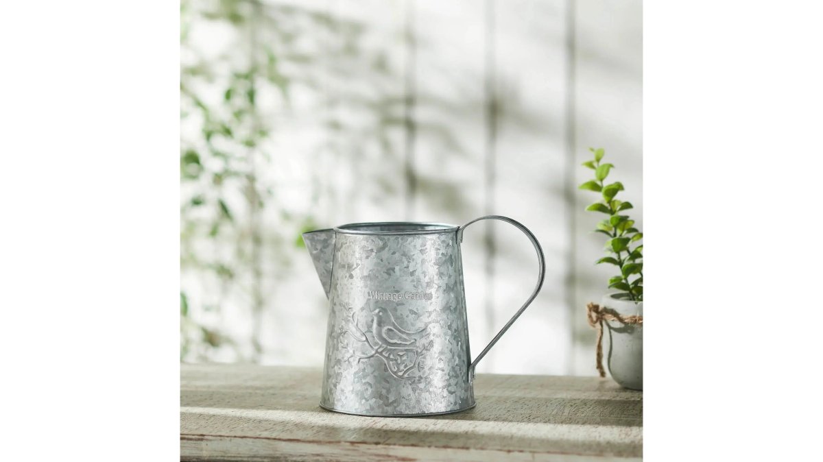 Spring in Bloom Vintage Bird Pitcher