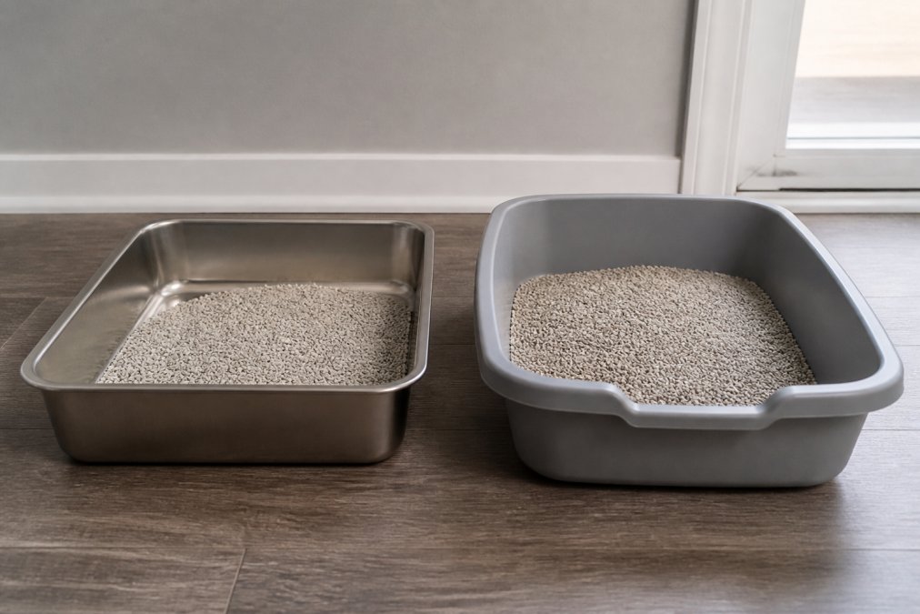Stainless Steel vs Plastic Cat Litter Box: 2026 Guide