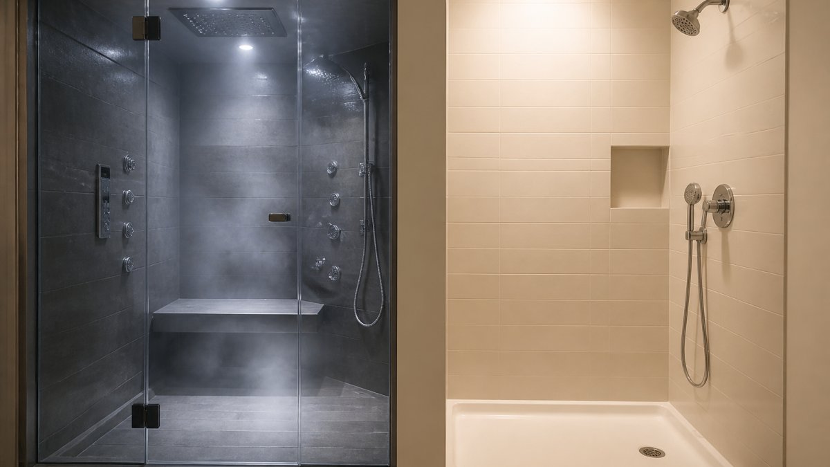 Steam Shower vs Traditional Shower: Cost Comparison