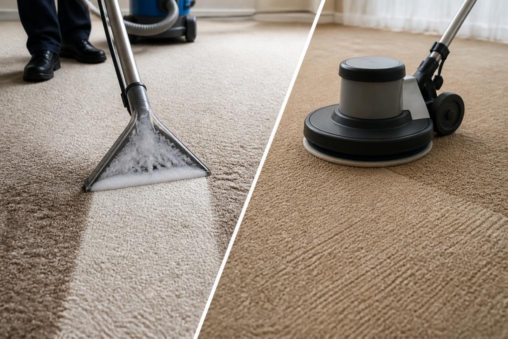 Steam vs Dry Carpet Cleaning: Key Benefits Compared