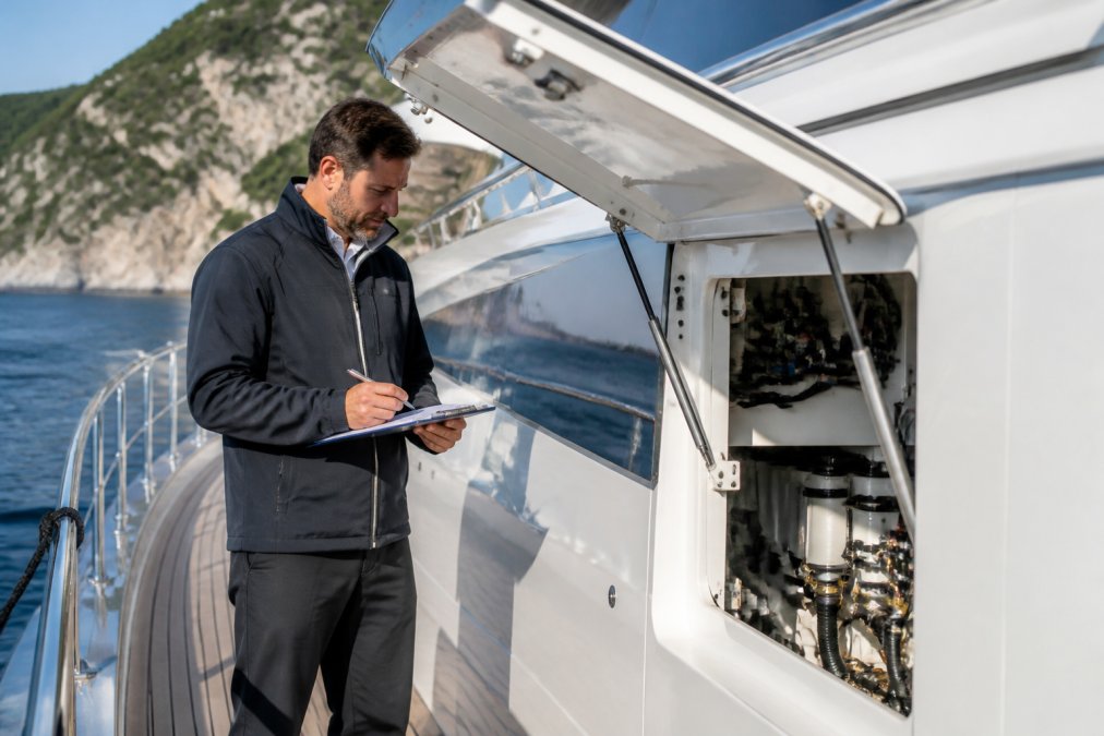 Professional illustration showing Professional for list your yacht for charter