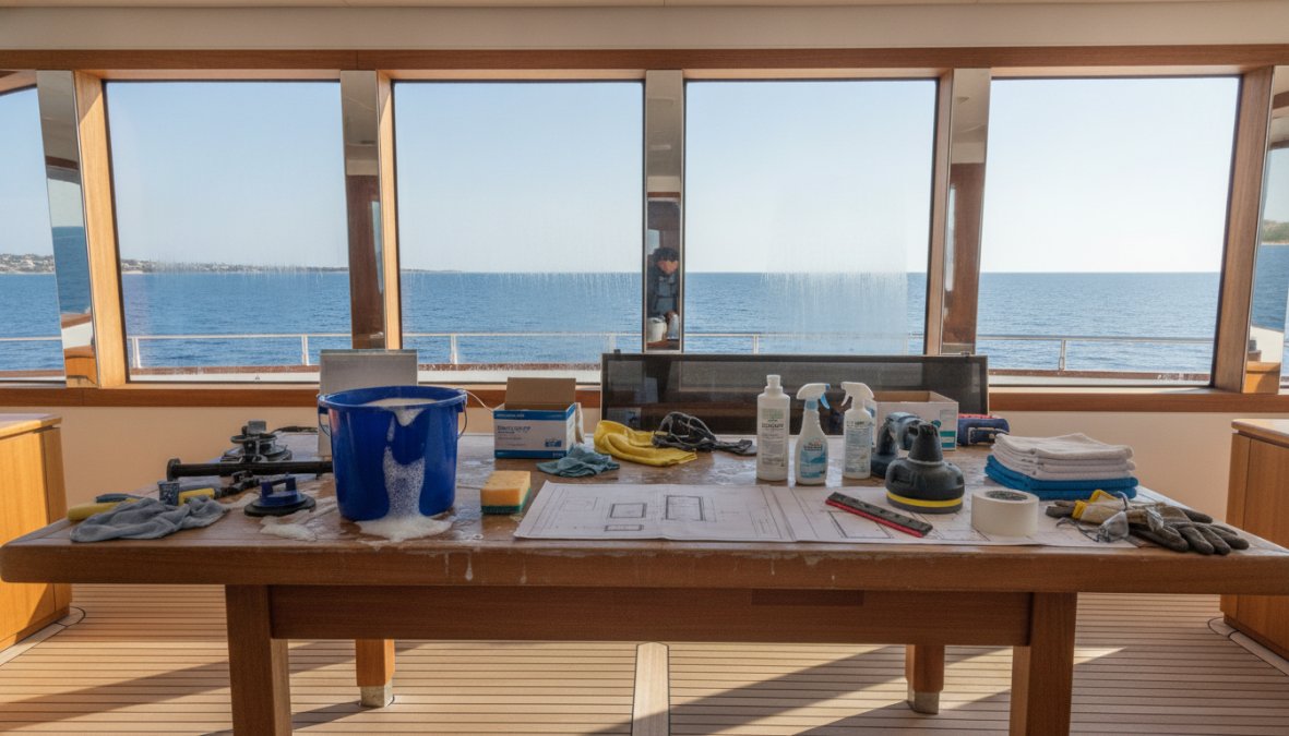 Step-by-step visual guide for professional and photographer and deck concepts for steps to sell a luxury yacht