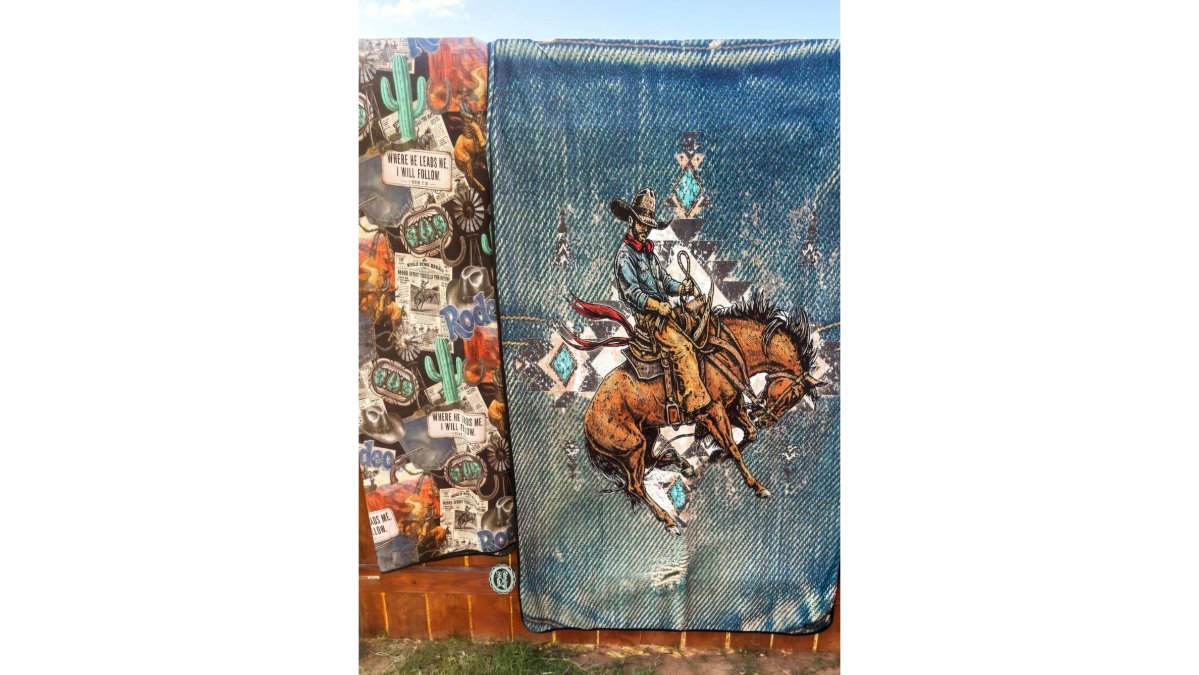 Sterling Kreek Retro Rodeo Nights Blanket