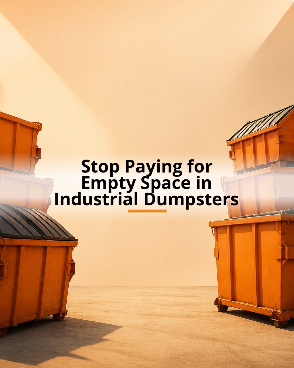 Stop Paying for Empty Space in Industrial Dumpsters