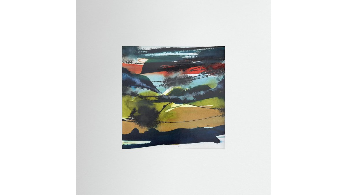 "Storm over Glencoe" - Fine art print from original abstract painting