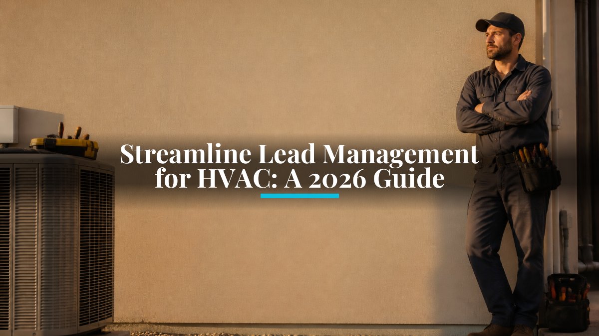 Streamline Lead Management for HVAC: A 2026 Guide