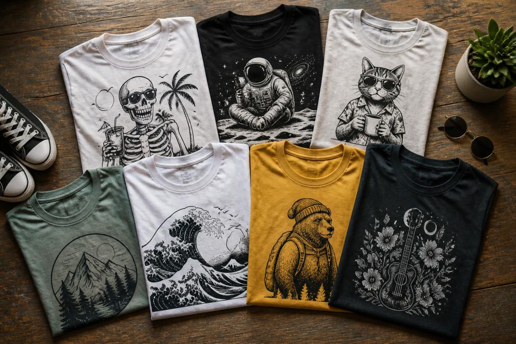 Stylish Graphic Tees for Everyday Wear: 7 Picks