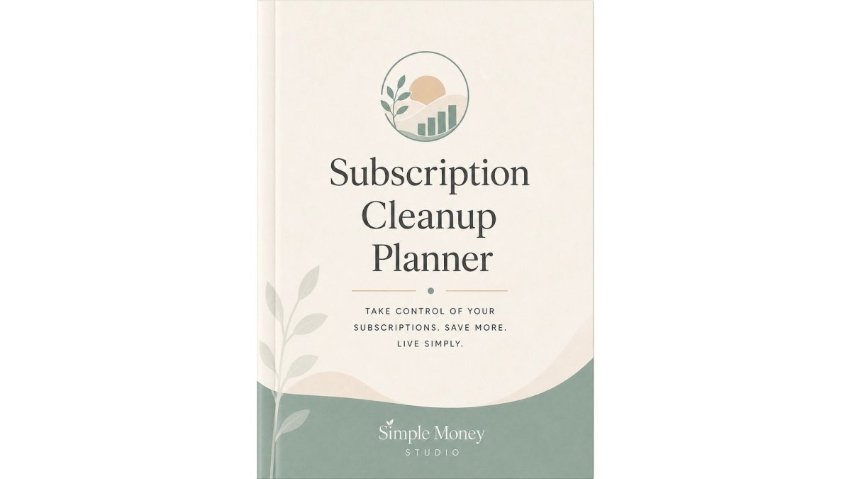 Subscription Cleanup Planner
