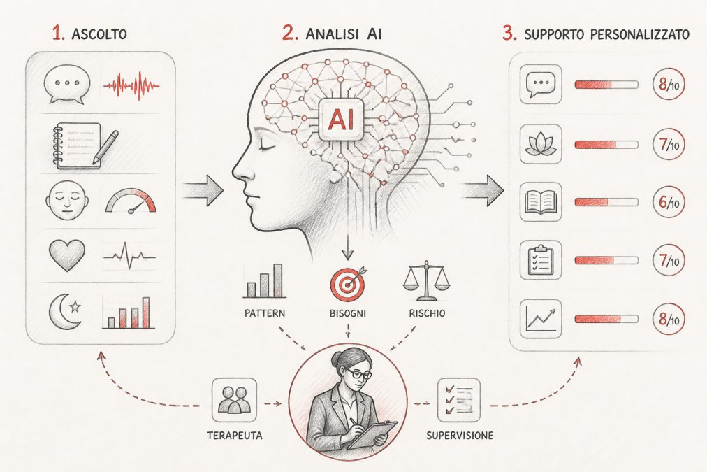 Supporto Psicologico AI: Come Funziona Davvero