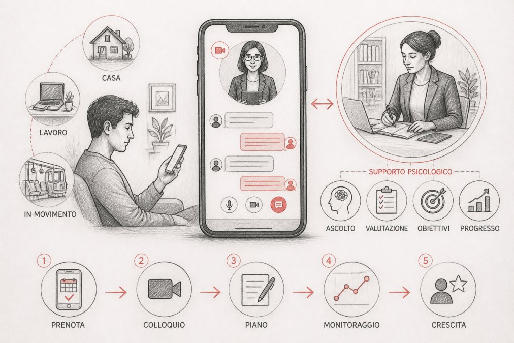 Supporto psicologico via smartphone: come funziona