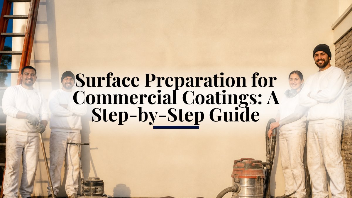 Surface Preparation for Commercial Coatings: A Step-by-Step Guide