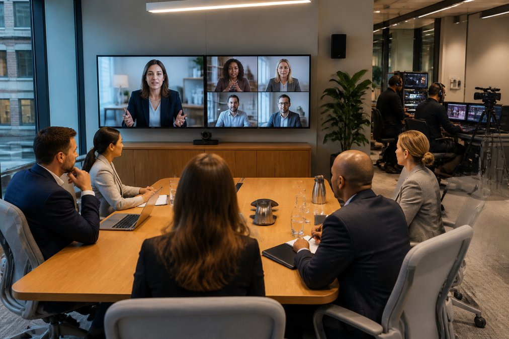 Professional illustration showing Corporate for synergy video alternative