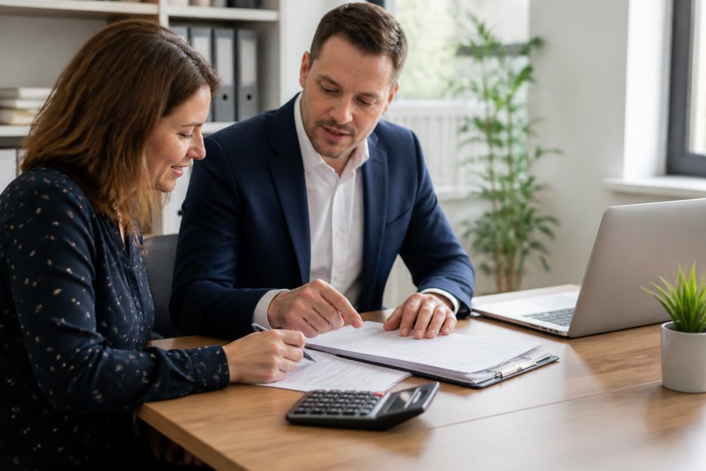 Infographic illustrating the process of outsourcing bookkeeping to help with tax preparation tips for small business owners