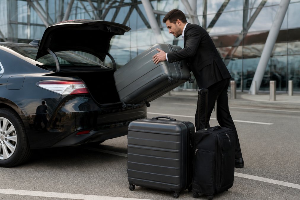 Taxi aéroport avec bagages volumineux : guide pratique