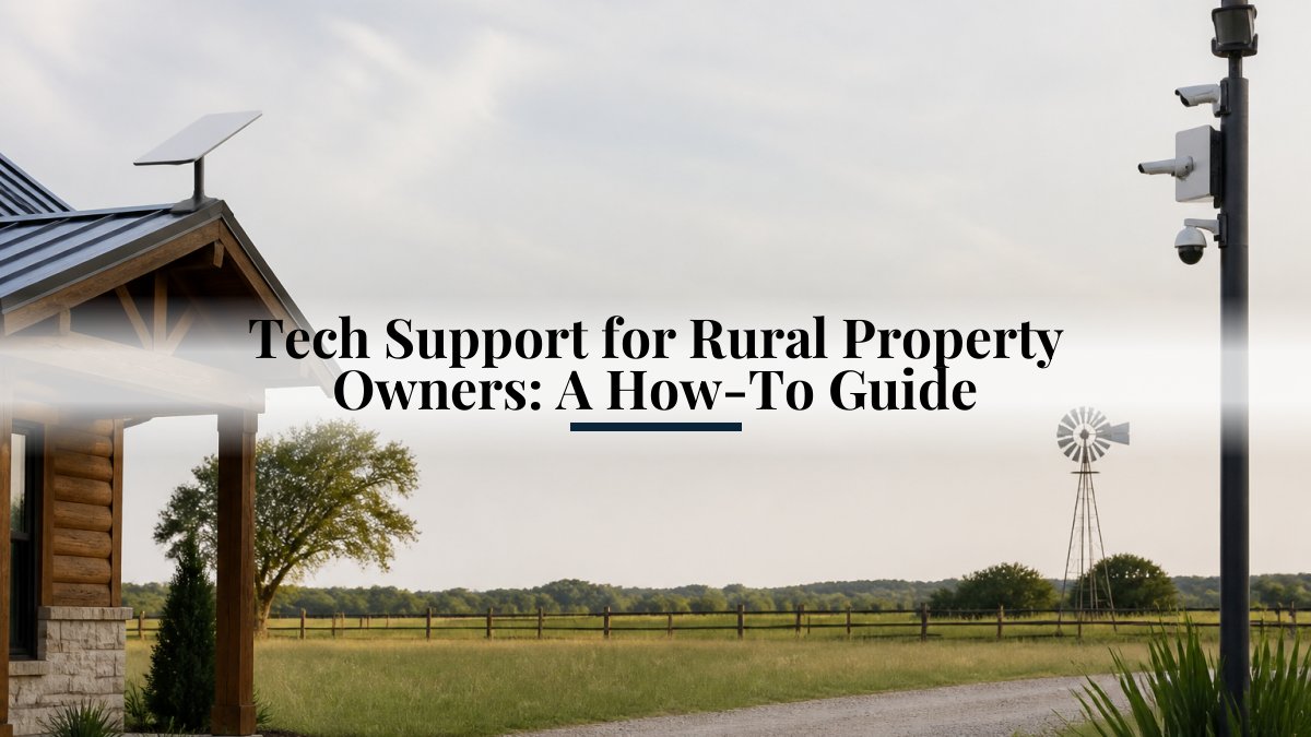 Tech Support for Rural Property Owners: A How-To Guide