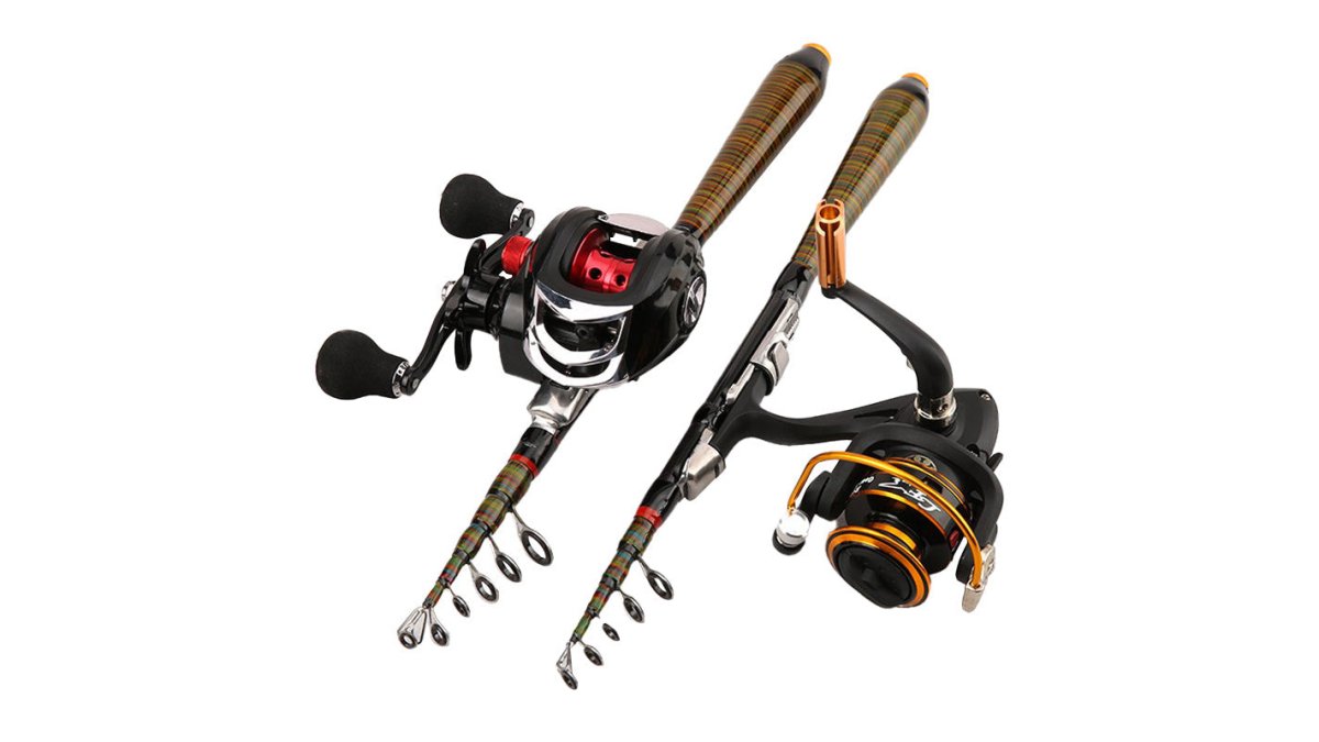 Telescopic Rock Fishing Rod Spinning Fly Carp Feeder Carbon Fiber Pesca Mini Travel Rod Reel Seat