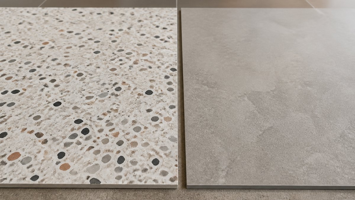 Terrazzo vs Porcelain Tile for Commercial Design