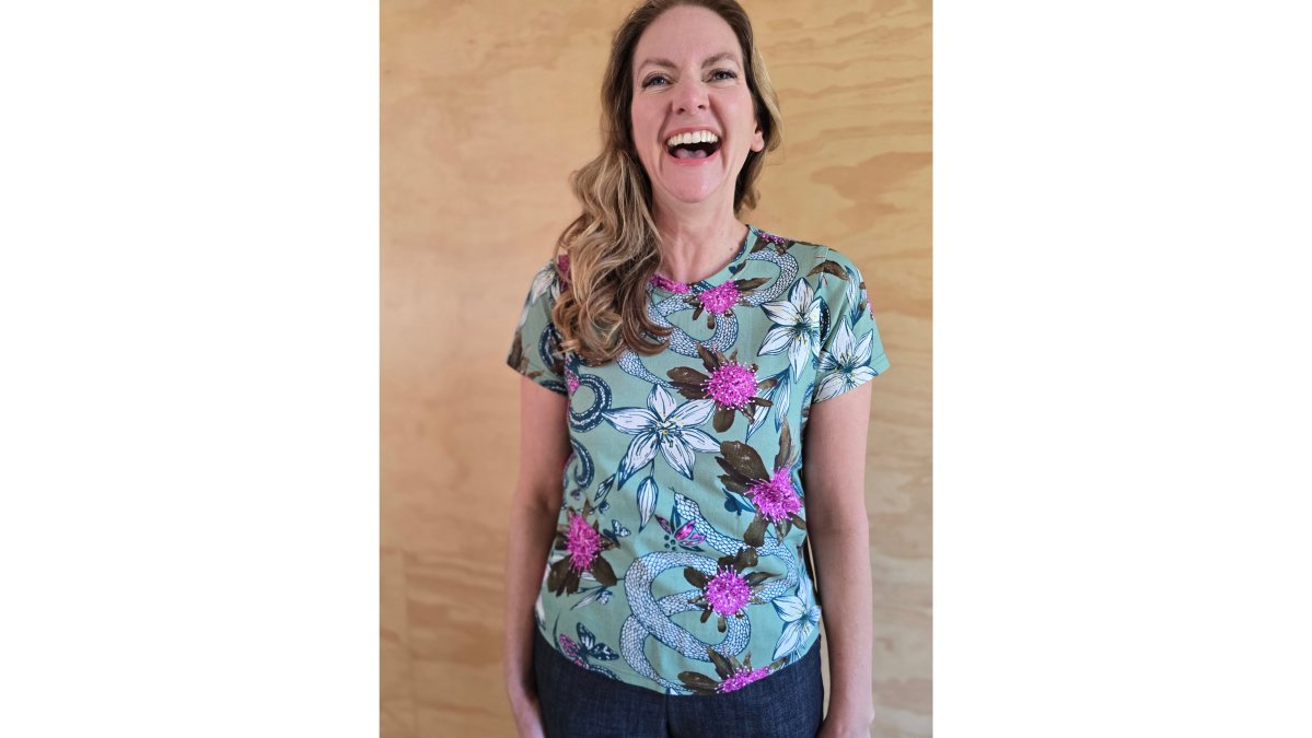 The Goodness Tee Cotton Knit - Nights Garden