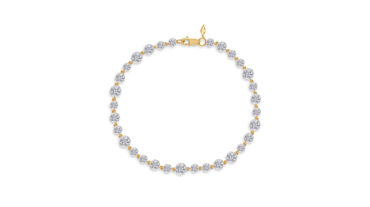 The Saige Bracelet - Carat Couture Diamond Carbon Neutral Solid Gold Bracelet