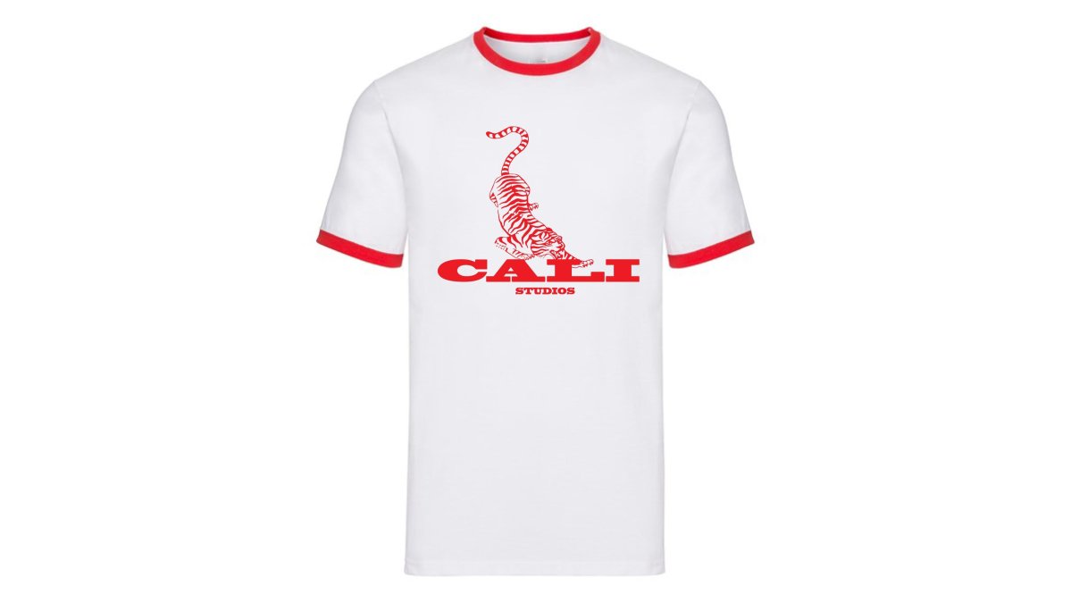 Tiger Ringer T-Shirt - White